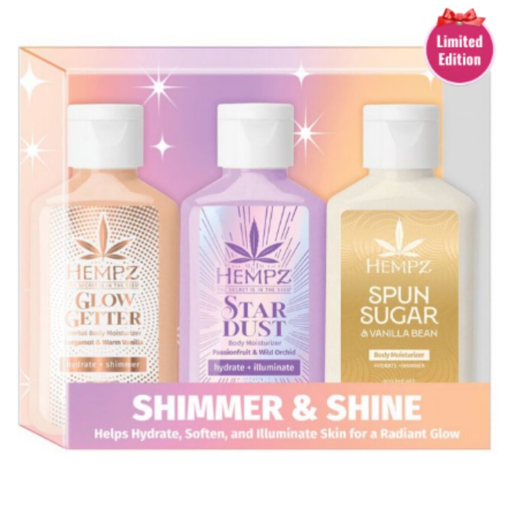 ***Limited Edition ***Shimmer & Shine Kit by Hempz